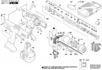 Bosch 0 602 492 455 EXACT 459 Cordless Screw Driver Spare Parts